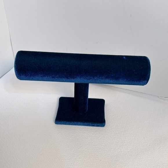 Bracelet display velvet blue - Picture 2 of 3